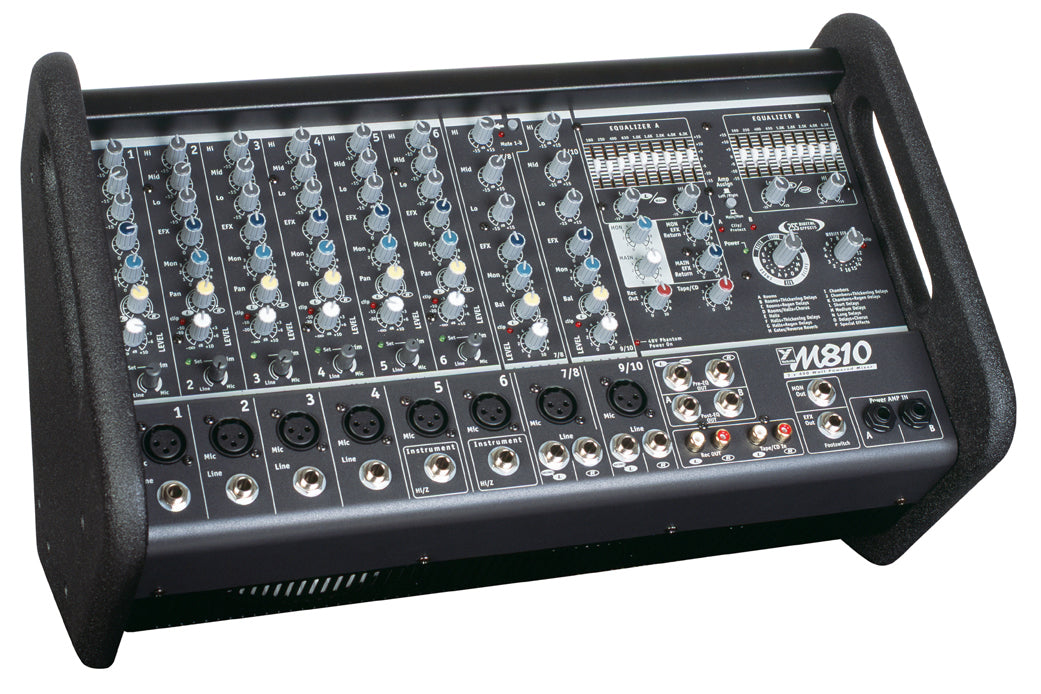 Yorkville Sound Micromix 800-Watt Stereo 10 Channel Powered Mixer