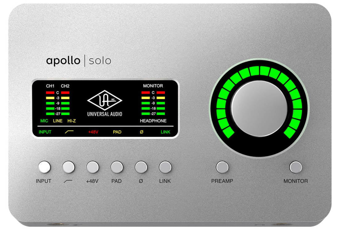 Universal Audio Apollo Solo Thunderbolt 3 Audio Interface - Heritage Edition