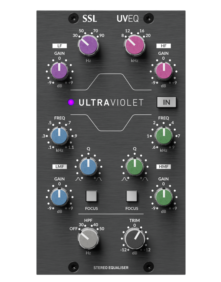 Solid State Logic 500 Series UltraViolet Fusion Stereo Equalizer