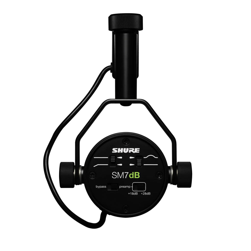 Shure SM7dB Dynamic Vocal Microphone, studio recording microphone body
