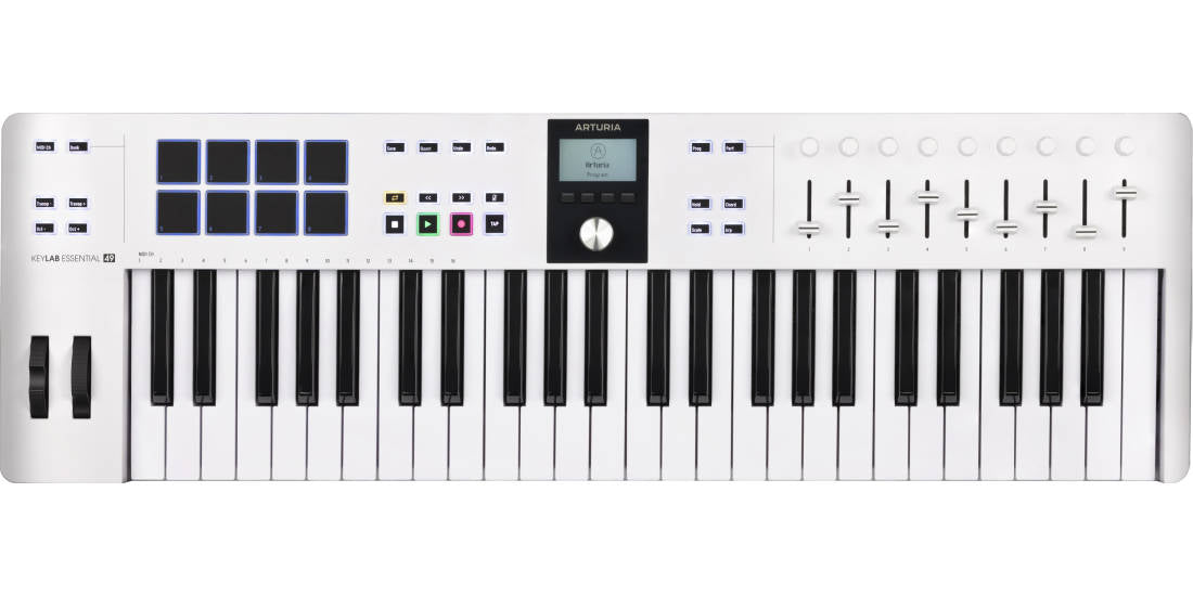 Arturia Keylab Essential 49 MK3 Universal MIDI Controller - White