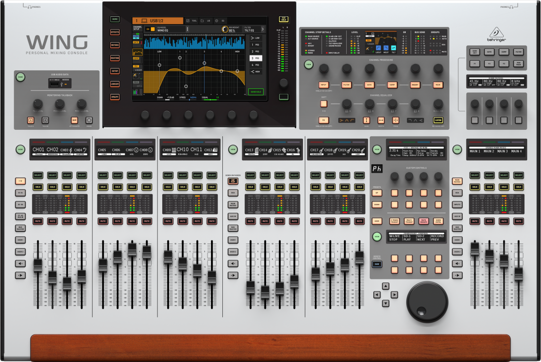 Behringer Wing 48-Channel 28-Bus Digital Mixer with Touch Screen