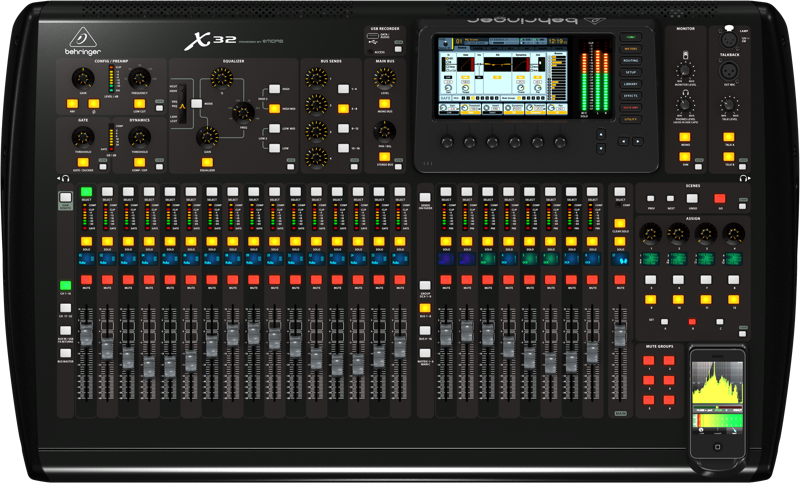 Behringer X-32 40 Input 25 BUS Digital Mixing Console