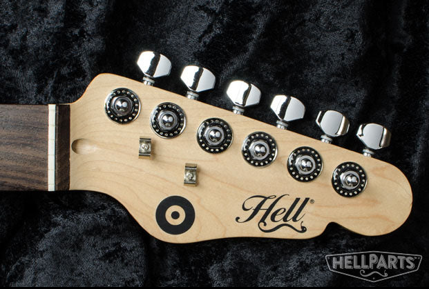 HellParts HeadButz! Brass Black Rivets Machine Head Washers