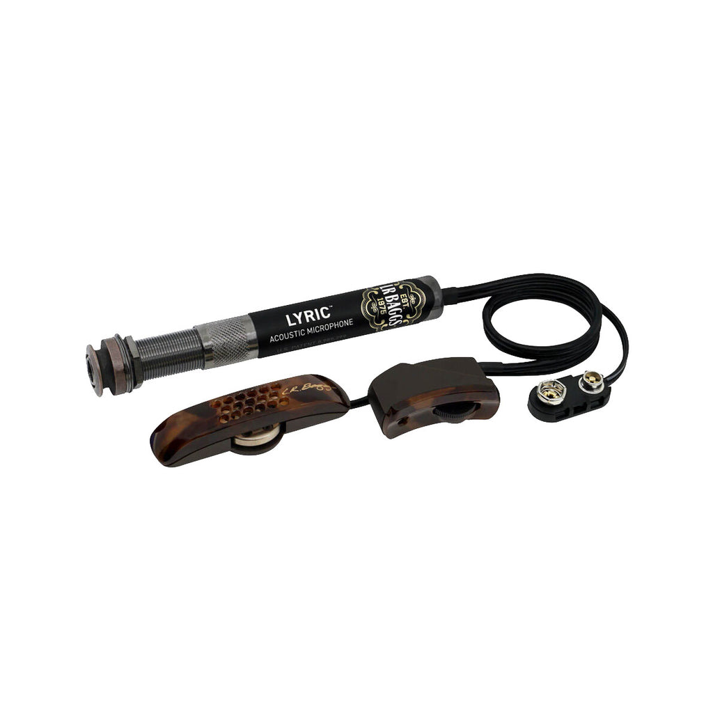LR Baggs Lyric acoustic microphone pickup with cable and adjustable knob module