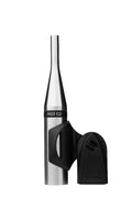 Silver and black microphone labeled M23 G2 with an attached black mounting clip.