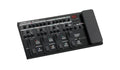 Black Boss ME-90 guitar multi-effects processor with multiple footswitches, knobs, and an expression pedal.