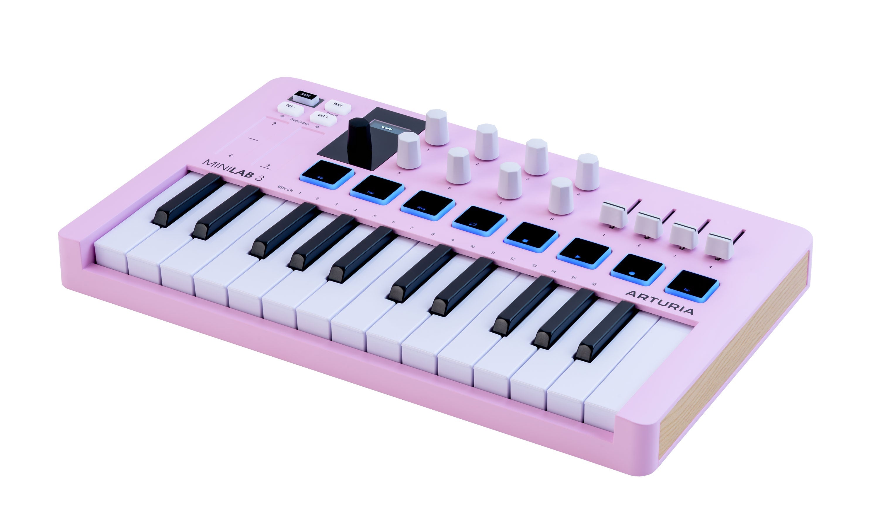 ARTURIA MiniLAB 3 - Rose Quartz — MIDI Controller, MIDI performance control surface