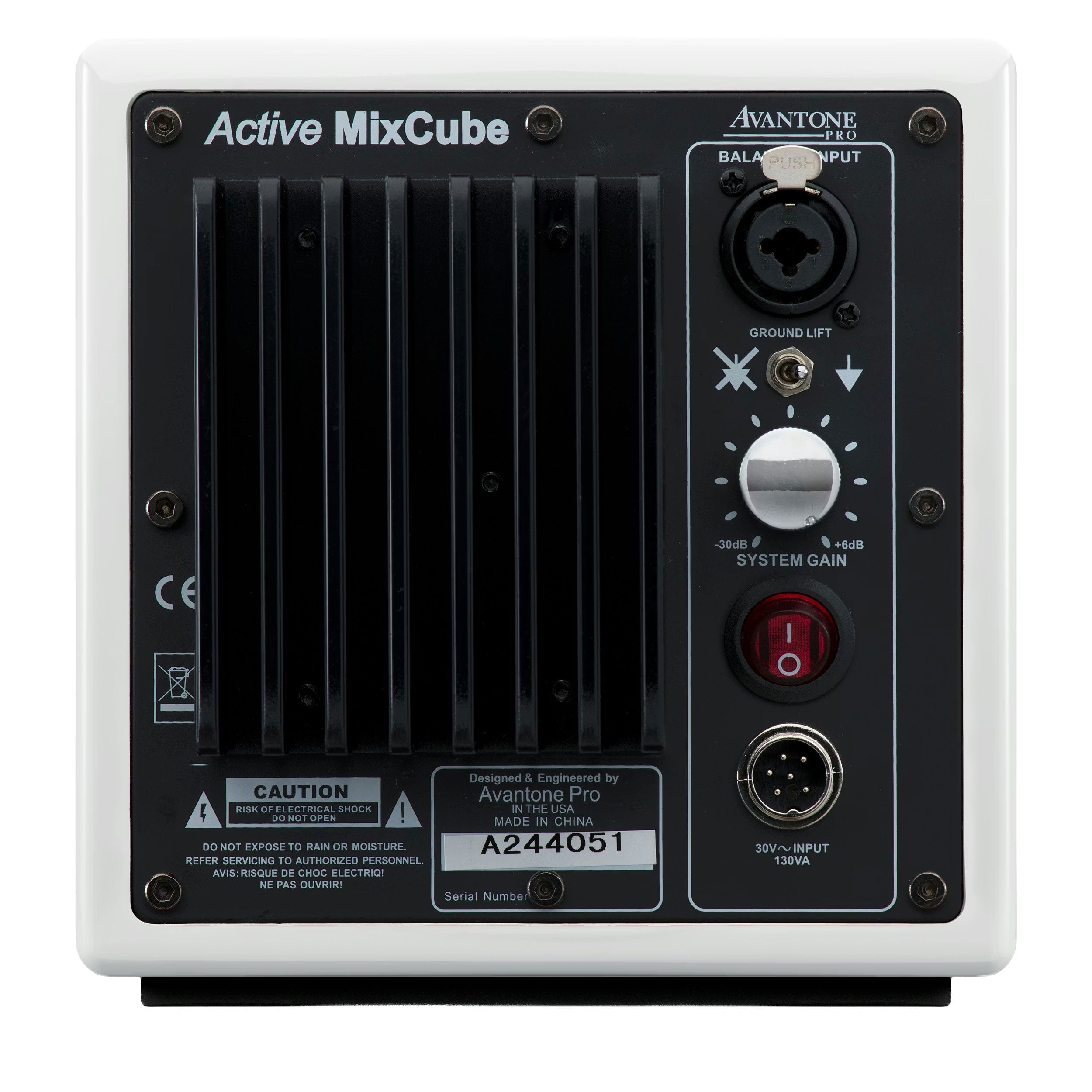 AVANTONE MixCube Active Single White — Studio Monitor, nearfield reference loudspeaker