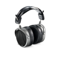 Black and silver over-ear headphones with padded ear cushions and adjustable headband, branded AUDEZE MM-520.