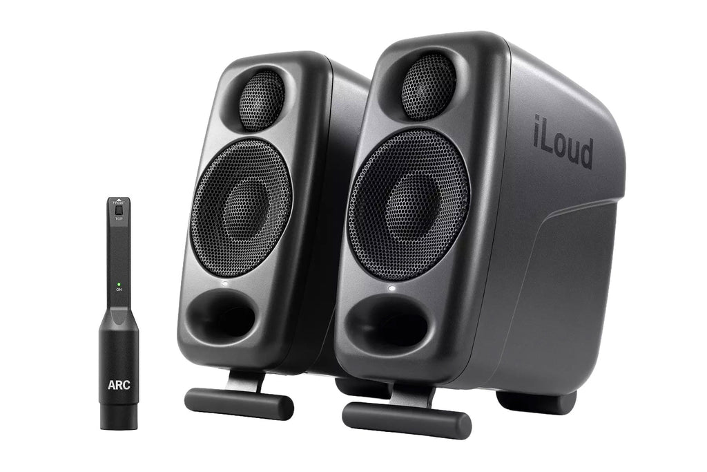 IK MULTIMEDIA iLoud MM Pro (Pair, Black) — Studio Monitor, nearfield reference loudspeaker