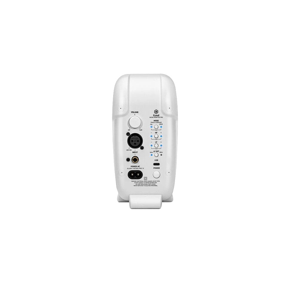 IK MULTIMEDIA iLoud MM Pro (Pair, White) — Studio Monitor, nearfield reference loudspeaker
