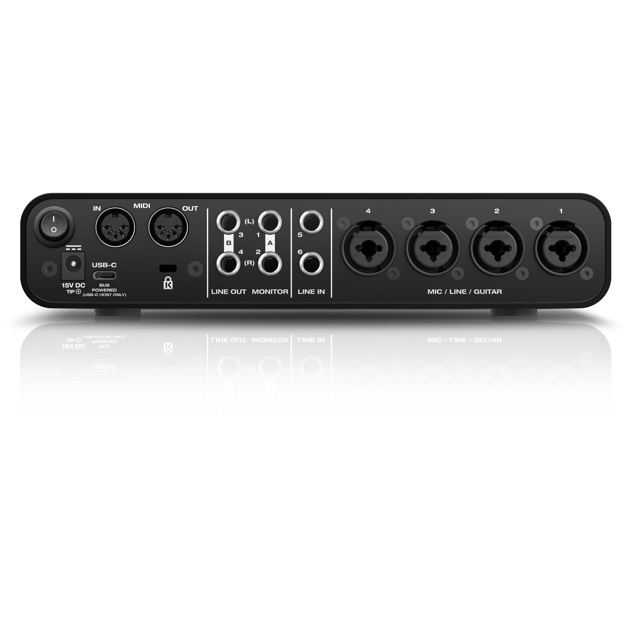 MOTU M6 6x4 USB-C Audio Interface, computer recording audio interface