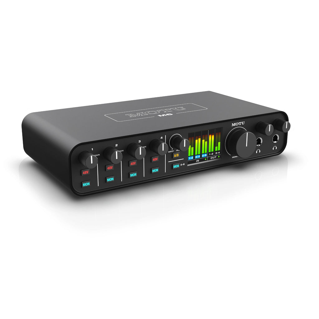 MOTU M6 6x4 USB-C Audio Interface, computer recording audio interface