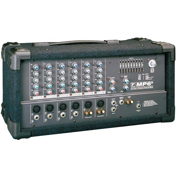 MP6D- 325 Watt 6 Channel Powered Mixer