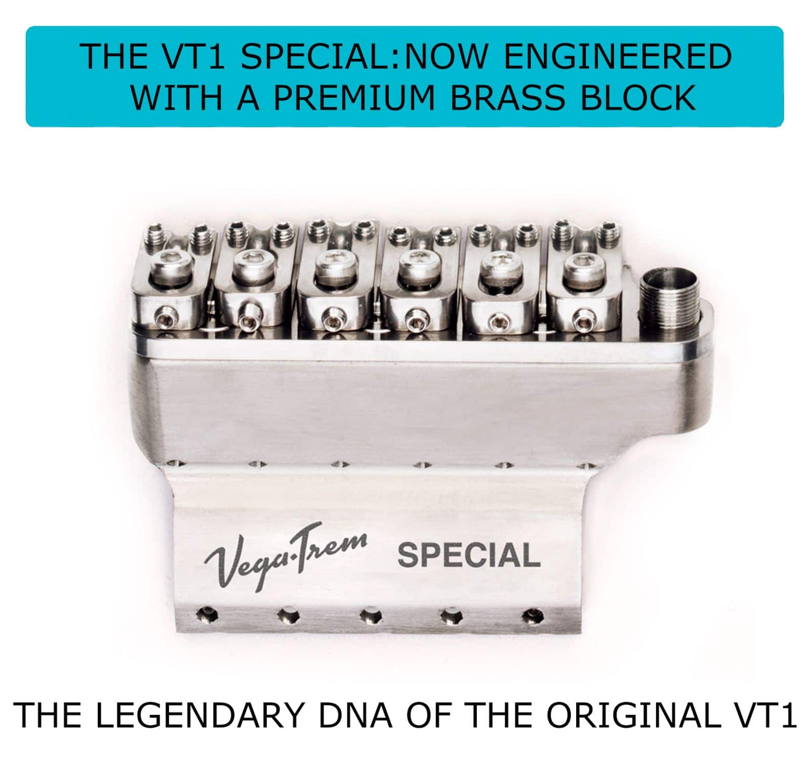 Vega Trem VT1 Special Standard 2 Point System for Strat – Chrome
