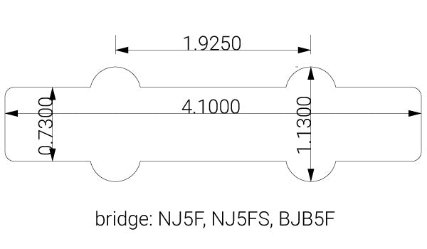 Nordstrand NJ5FS Hum-Cancelling Fender Style Pickup Set