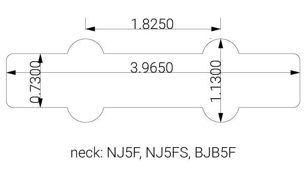 Nordstrand NJ5FS Hum-Cancelling Fender Style Pickup Set