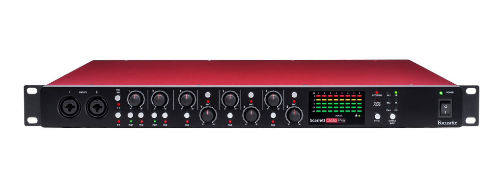 FOCUSRITE Scarlett OctoPre — Microphone, studio recording microphone body