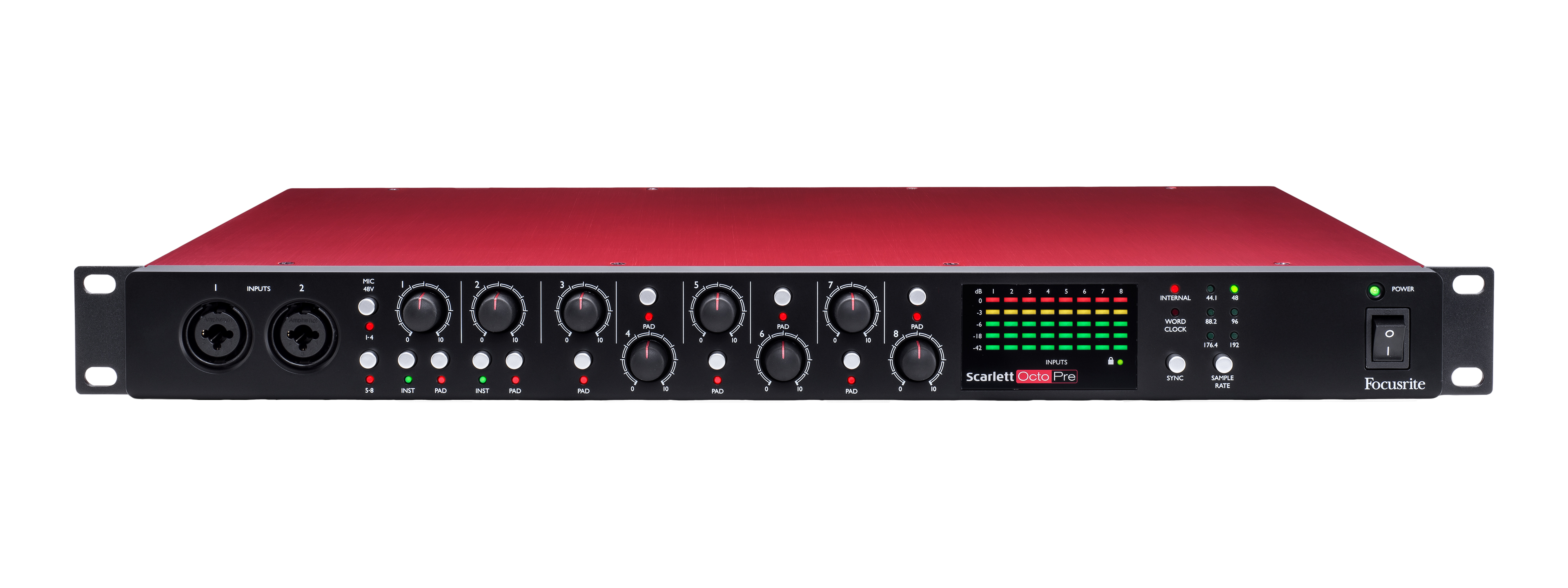 FOCUSRITE Scarlett OctoPre — Microphone, studio recording microphone body