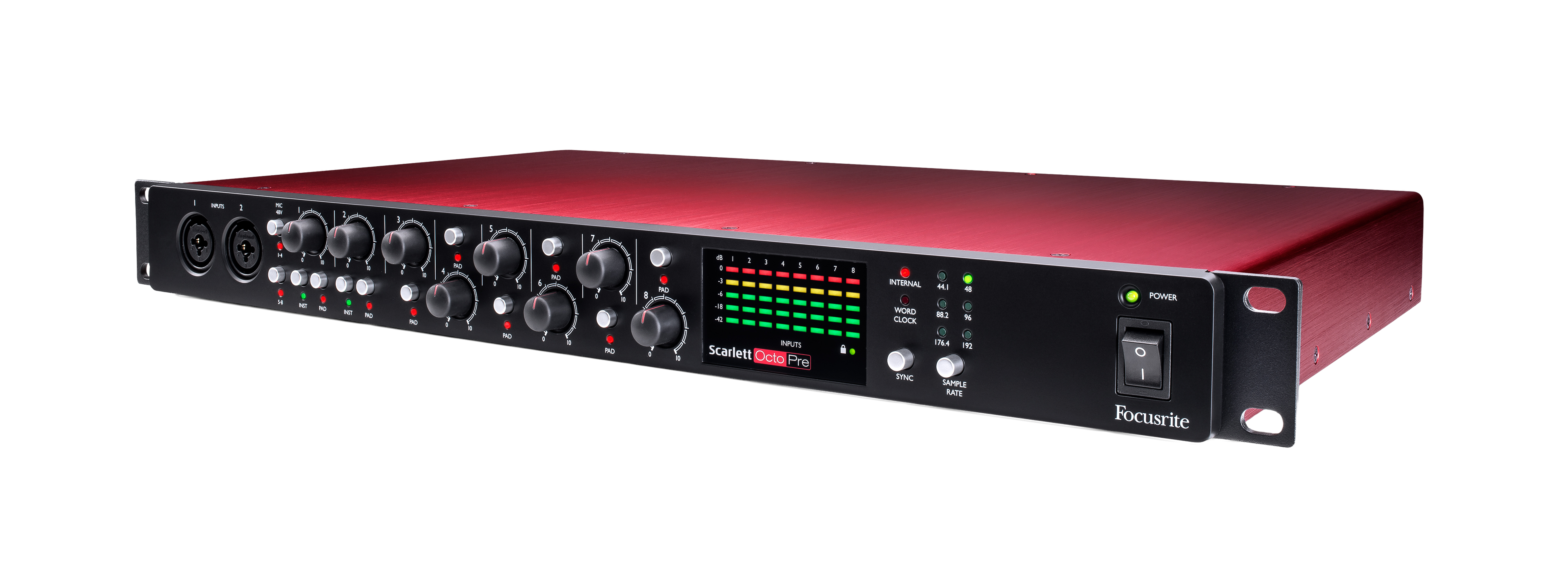 FOCUSRITE Scarlett OctoPre — Microphone, studio recording microphone body