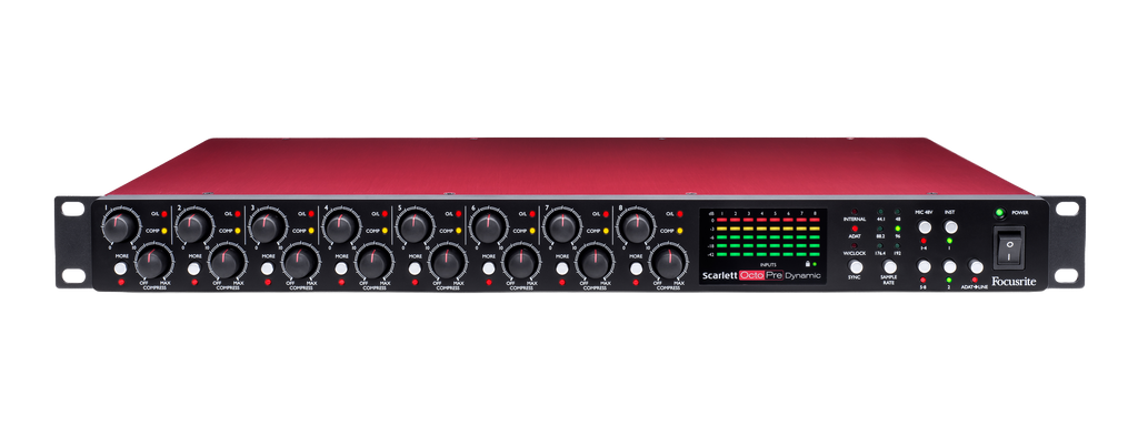 FOCUSRITE Scarlett OctoPre Dynamic — Microphone, studio recording microphone body