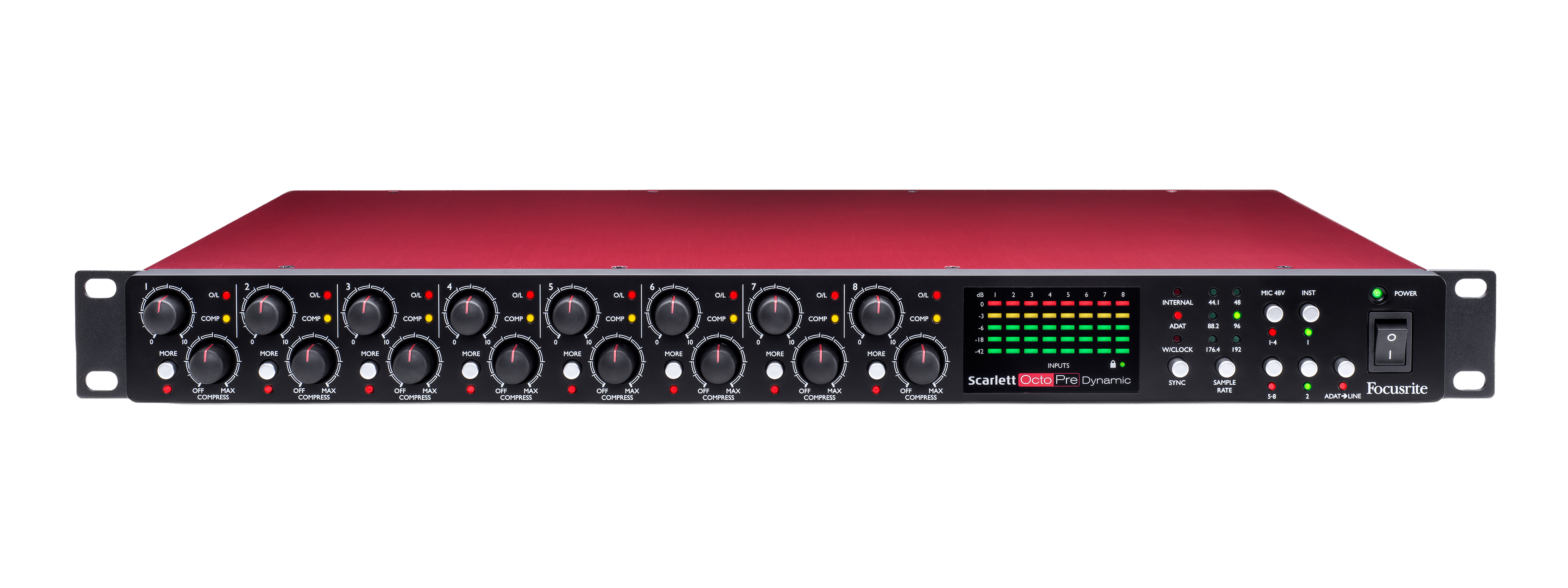 FOCUSRITE Scarlett OctoPre Dynamic — Microphone, studio recording microphone body