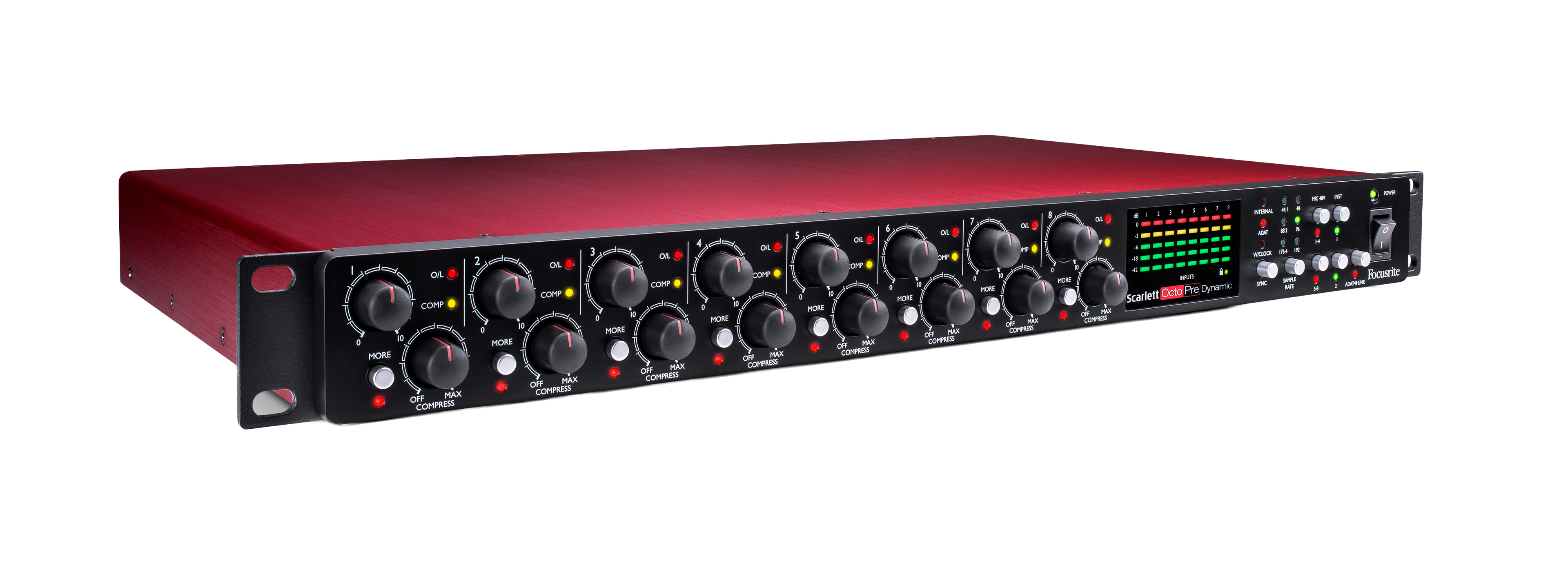 FOCUSRITE Scarlett OctoPre Dynamic — Microphone, studio recording microphone body