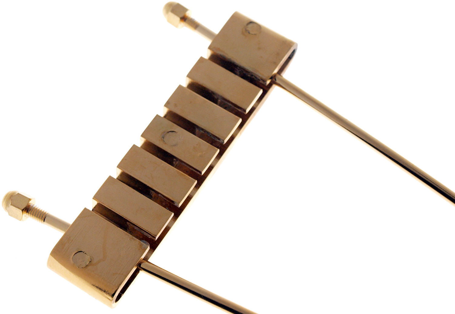 Solo Pro 335 Style Thin Body Trapezoid Gold Guitar Tailpiece