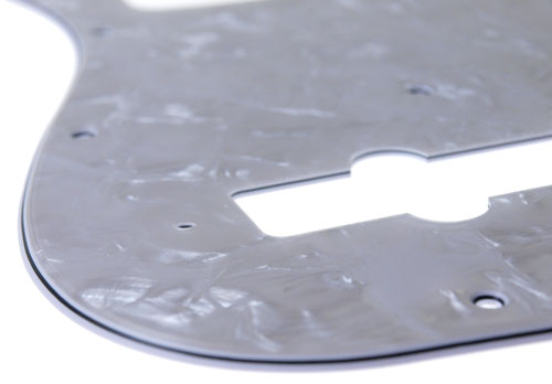 Solo Music Gear Solo Pro J Bass Style 3 Ply White Pearl Pickguard