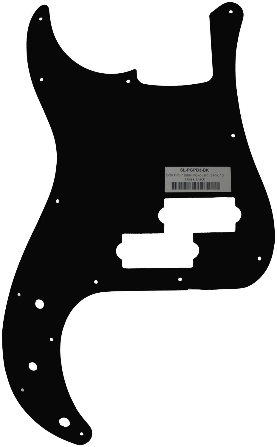 Solo Music Gear Solo Pro P Bass Style Black Pickguard