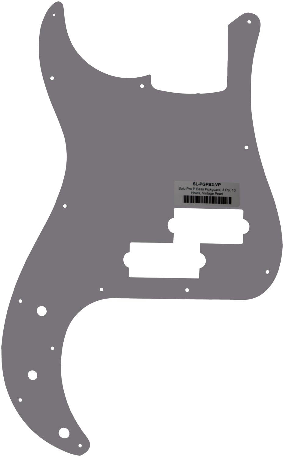 Solo Music Gear Solo Pro P Bass Style 3 Ply Vintage Pearl Pickguard