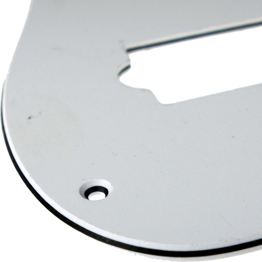 Solo Music Gear Solo Pro P Bass Style Pickguard, 3 Ply, 13 Holes, White