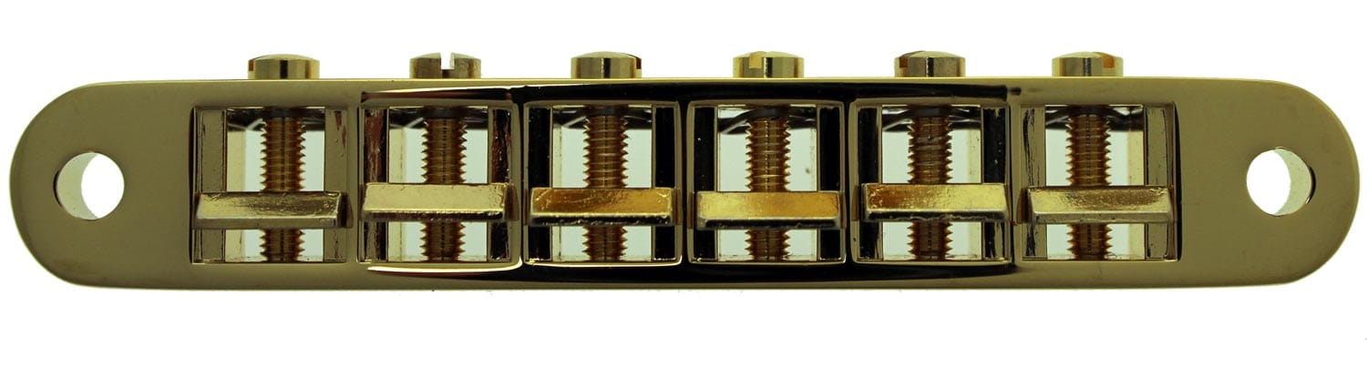 Solo Pro Nashville Style Tune-o-matic Bridge With Un-notched Saddles