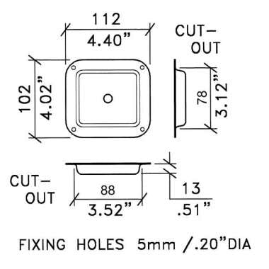 Solo Jack Plate – 1/4″ Square Black Metal