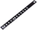 Black metal control panel with knob holes labeled for Normal and Vibrato settings, Speed, Volume, and Reverb.