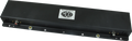 Black rectangular metal device with MOD label and multiple audio jack connectors on one side.