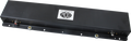 Black rectangular metal reverb tank unit with MOD label, switches, knobs, and multiple 1/4 inch jacks