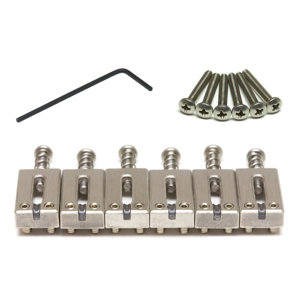 Graph Tech PG-8000-00 String Saver Classics Strat & Tele 2 1/16″ String Spacing – Brushed Steel