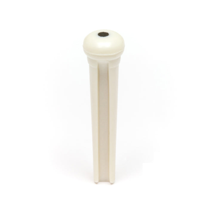 Graph Tech PP-1122-00 TUSQ Traditional Style Bridge Pins White with Black Inlay