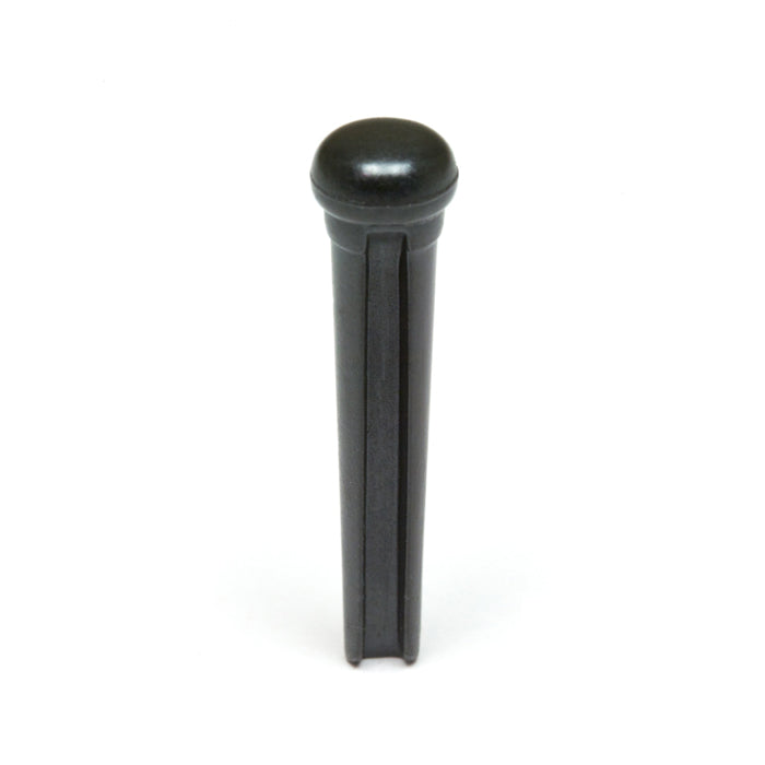 Graph Tech PP-2100-01 TUSQ Traditional Style Bridge Pins Black with No Dot Inlay