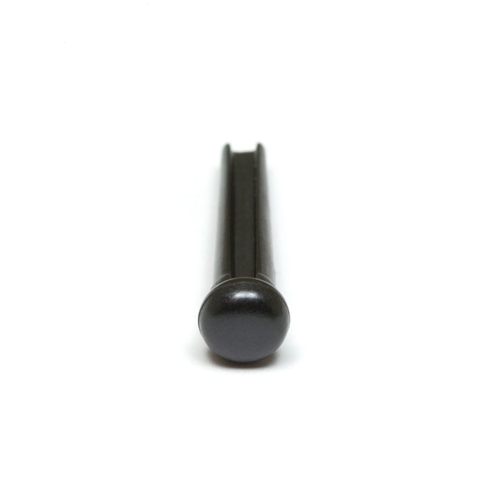 Graph Tech PP-2100-01 TUSQ Traditional Style Bridge Pins Black with No Dot Inlay