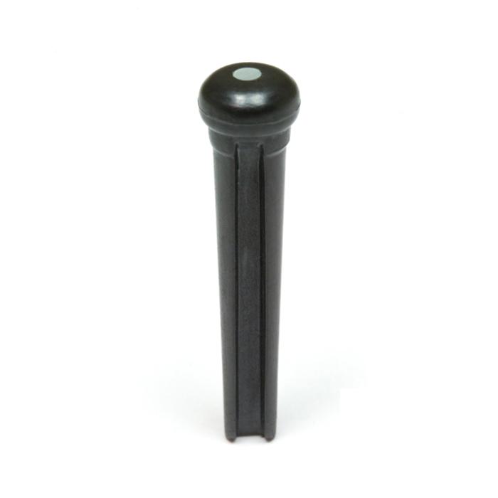 Graph Tech PP-2142-00 TUSQ Traditional Bridge Pins Black With 2mm MOP Dot