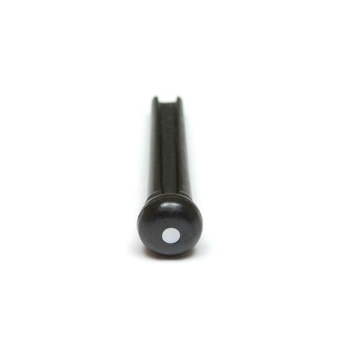 Graph Tech PP-2142-00 TUSQ Traditional Bridge Pins Black With 2mm MOP Dot