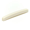Off-white curved rectangular plastic or synthetic piece shown on a white background.