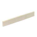 Off-white rectangular plastic slab, possibly a guitar saddle or similar guitar part.