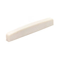 White flat rectangular blank nut for stringed instruments shown against white background.