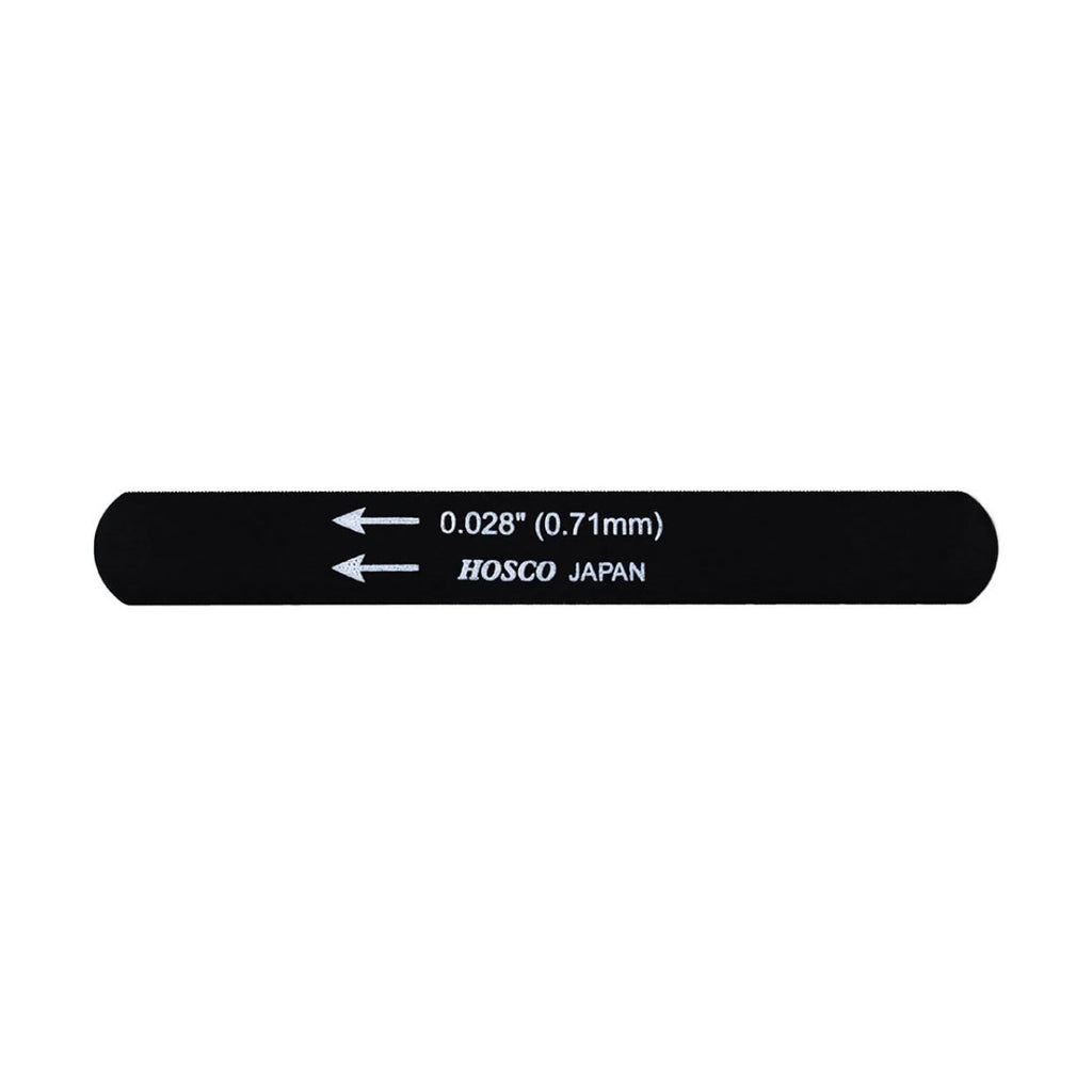 Hosco H-NF-028 Individual Black Nut Guitar File – 0.028″
