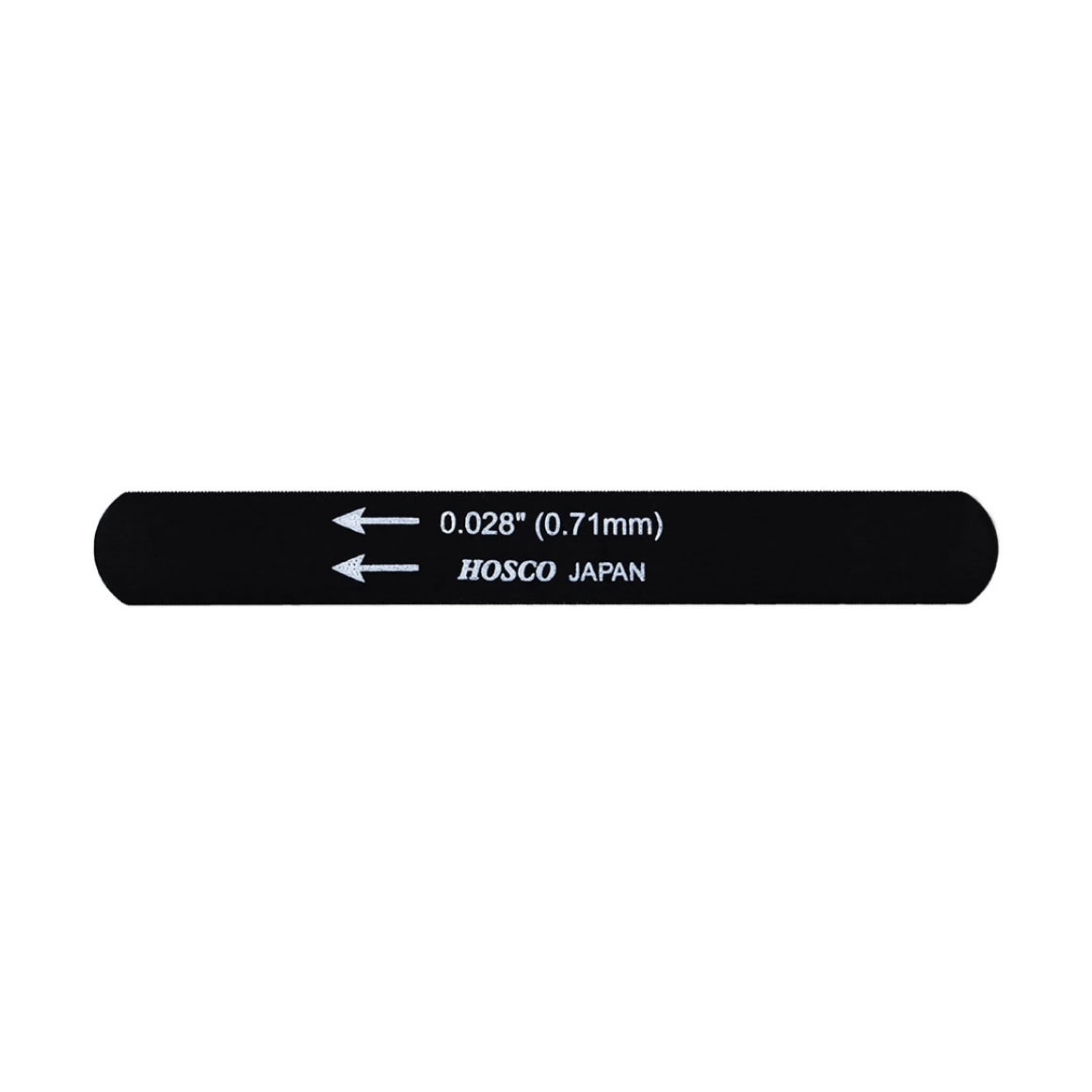 Hosco H-NF-028 Individual Black Nut Guitar File – 0.028″