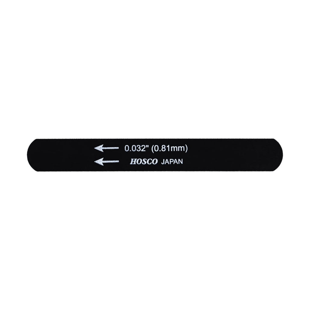 Hosco H-NF-032 Individual Black Nut Guitar File – 0.032″
